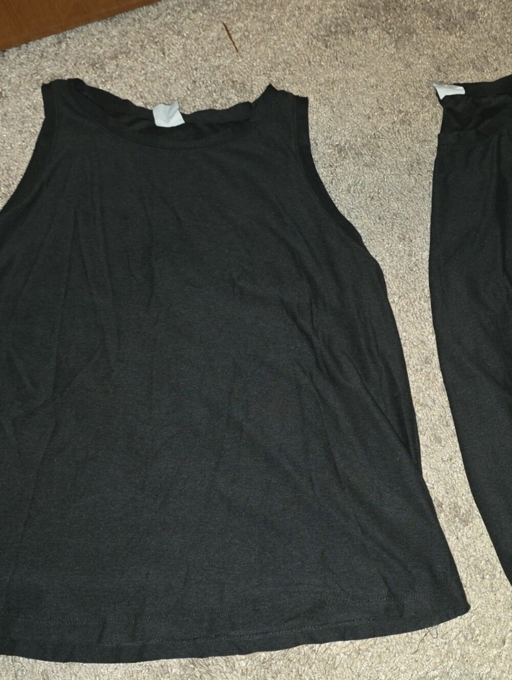 2 Athletic Works Black A-Line Tank Top Simple Everyday Style